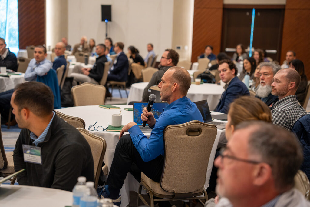 conference headshot booth setup at corporate event in Houston