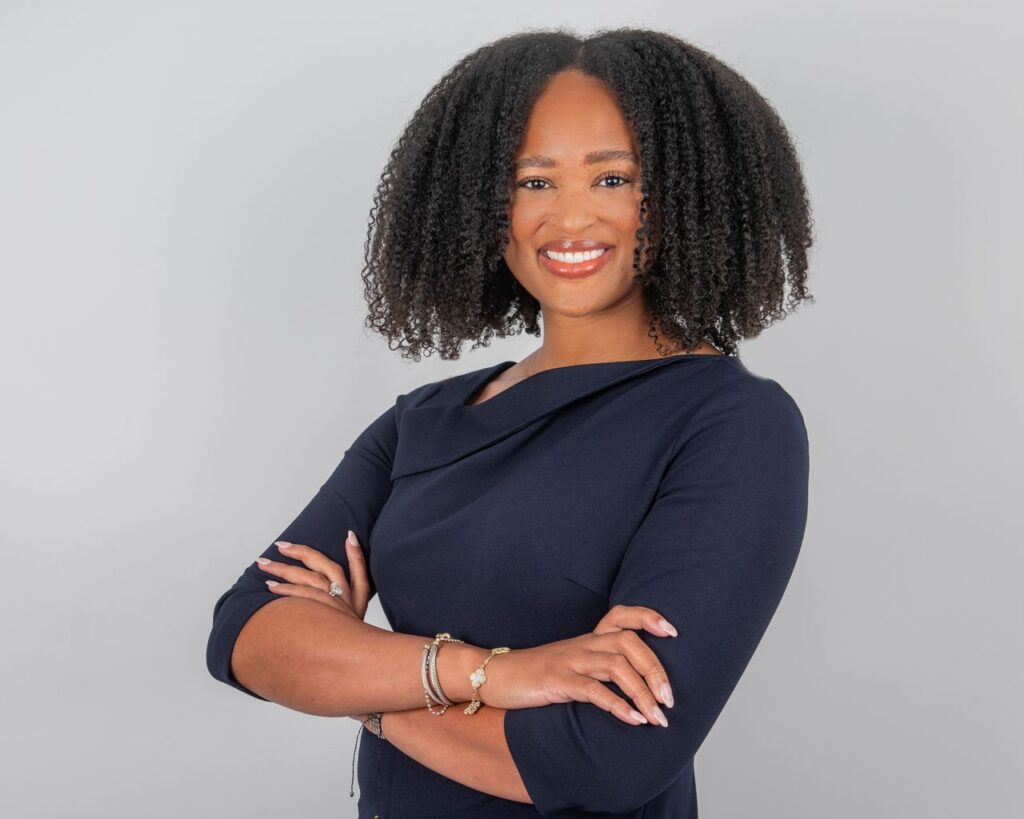 Professional portrait of a female real estate agent