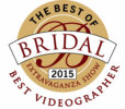 he Best of Bridal Extravaganza Show 2015 Best Videographer Award Badge
