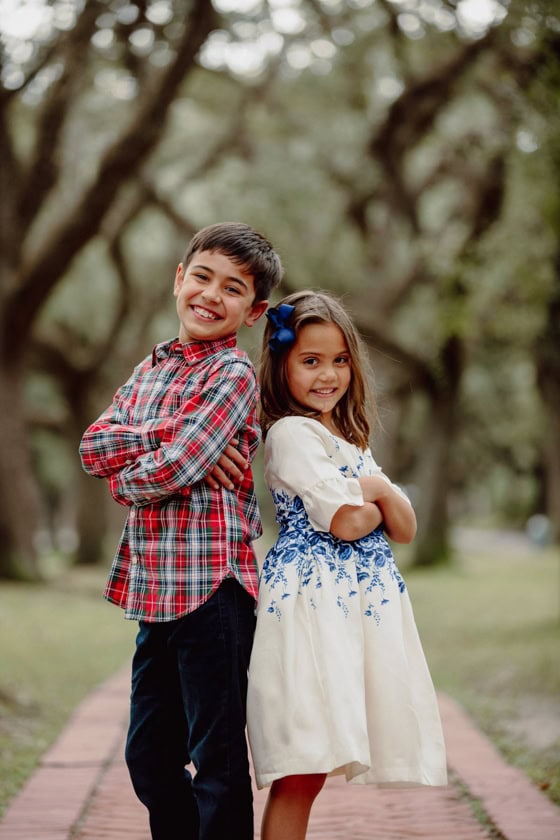 Outdoor Family Portrait Session Studio